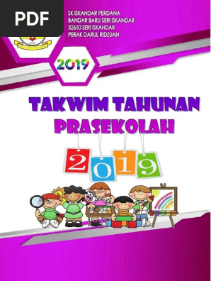 Takwim Tahunan Prasekolah Reena 2019 Pdf