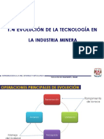 1.3 Evolución de La Tecnología en La Industria Minera