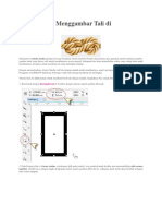 Cara Mudah Menggambar Tali Di CorelDRAW