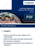 Auditing Principles Based On Iso 19011:2011: Qm/Adu