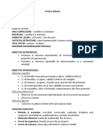 Proiect Didactic Consiliere