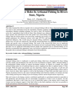 Effects of Gender Roles in Artisanal Fishing in Rivers State, Nigeria