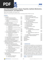 Core/Shell Nanoparticles: Classes, Properties, Synthesis Mechanisms, Characterization, and Applications