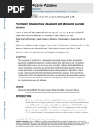 Suicide Risk Evaluation Methods | PDF | Suicide | Mental Health