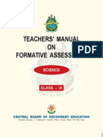 CBSE FA Class IX (Science) Final