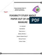 Feasibility About Animal Manure 1