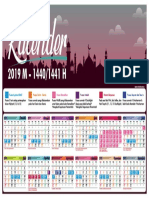 Kalender 2019 M - 1440 - 1441 H PDF