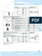 5SX Miniature Circuit Breakers: Accessories