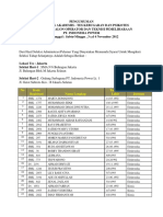 Pengumuman Seleksi Adm PT