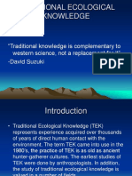 Traditional Ecological Knowledge