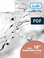 10" Submersible Pump Data Sheets