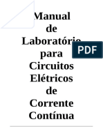 Manual de Laboratório para Circuitos Elétricos de CC