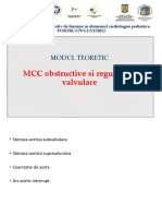 10 MCC Obstructive Si Regurgitari Valulare - Medici PDF