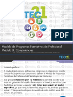 Competencias en El Modelo TEC 21