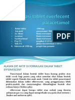 Formulasi Tablet Everfecent Paracetamol