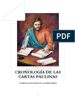 Cronologia de Las Cartas Paulinas