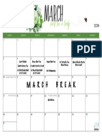 March Calendar