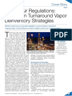 Recent Air Regulations - Impact On Turnaround Vapor Deinventory Strategies