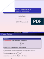 Calculus - Telecom BCN: Chapter 13. Power Series