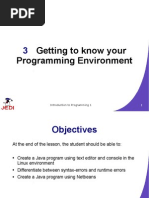 JEDI Slides Intro1 Chapter 03 Programming Environment