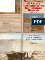 Nuevo Manual de Usos y Costumbres de Los Tiempos Biblicos p1 - Text PDF