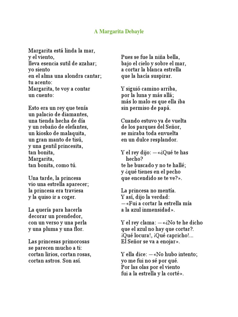 A Margarita Debayle PDF Ocio