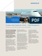 Amadeus Altea Departure Control Flight Management
