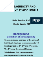 Consanguinity and Apnea of Prematurity