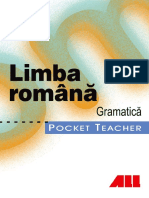 Pocket Teacher Limba Romana Gramatica Domnita Tomescu PDF