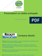 Presentation On Dettol Antiseptic