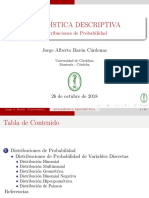 Distribuciones de Probabilidad Discreta