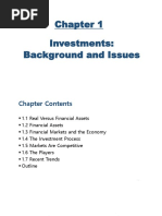 FNC 3330 CH 1. Investments Background and Issues