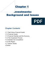 FNC 3330 CH 1. Investments Background and Issues