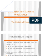 Strategies For Success Workshops: The Statute of Frauds