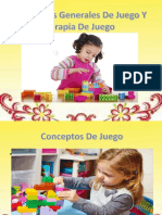 Conceptos Generales de Juego Y Terapia de Juego