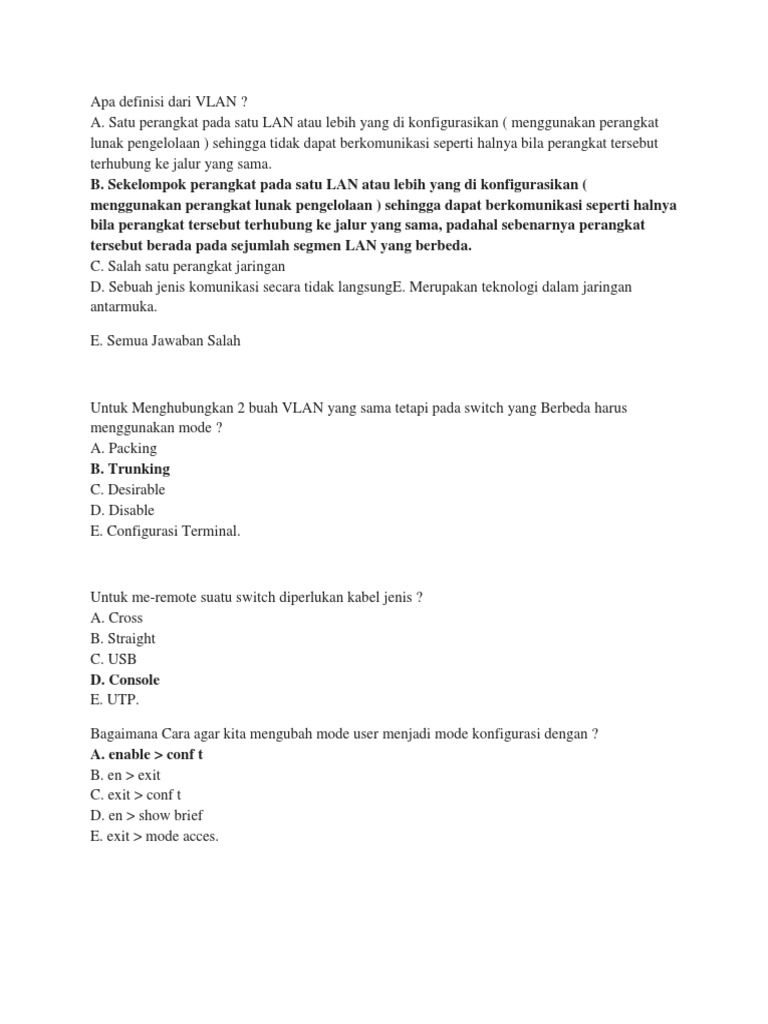 Untuk Menghubungkan Switch Dengan Switch Diperlukan Kabel Mudah