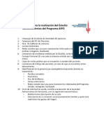 Requisitos para Estudio Socio Económico Del Programa AIPO de La Sociedad Anticancerosa