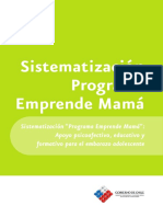 Gobierno de Chile & ADS - (2006) Sistematización programa emprende mamá