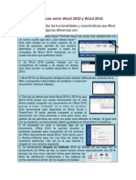 Diferencias Entre Word 2010 y Word 2016