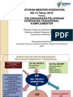 Paparan Sosialisasi PMK 15 SBY