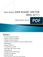 Pendahuluan Matriks Dan Ruang Vektor PDF