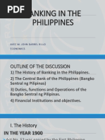 Banking in The Philippines: Avec M. John Darrel Rillo Economics