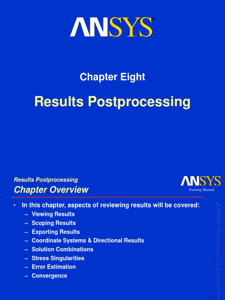 Ansys Presentation Download Free Pdf Stress Mechanics