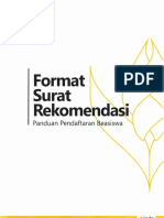 Surat Rekomendasi LPDP