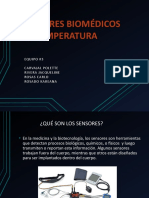 SENSORES BIOMÉDICOS TEMPERATURA DETECTAN PROCESOS