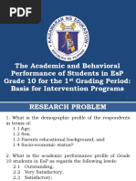 The Academic & Behavioral