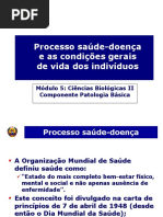 1b Modulo 5 Pat Introducao a Patologia Básica Processo Saúde