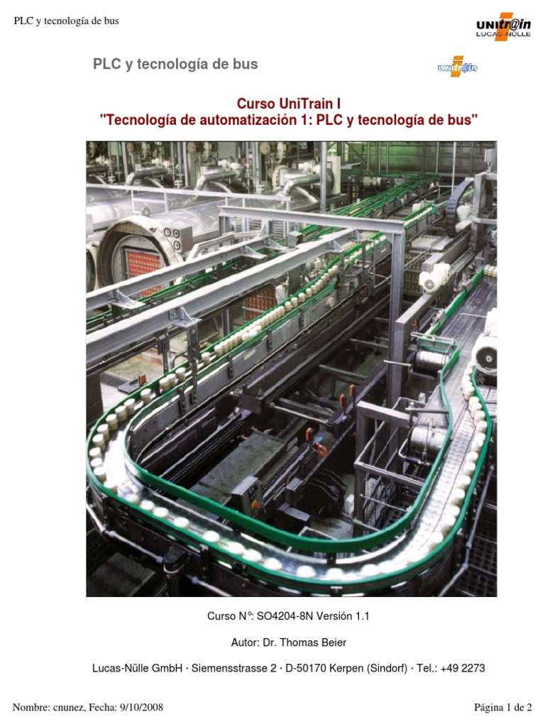 Contenido Examen Plc I Parcial Pdf Controlador Lógico Programable