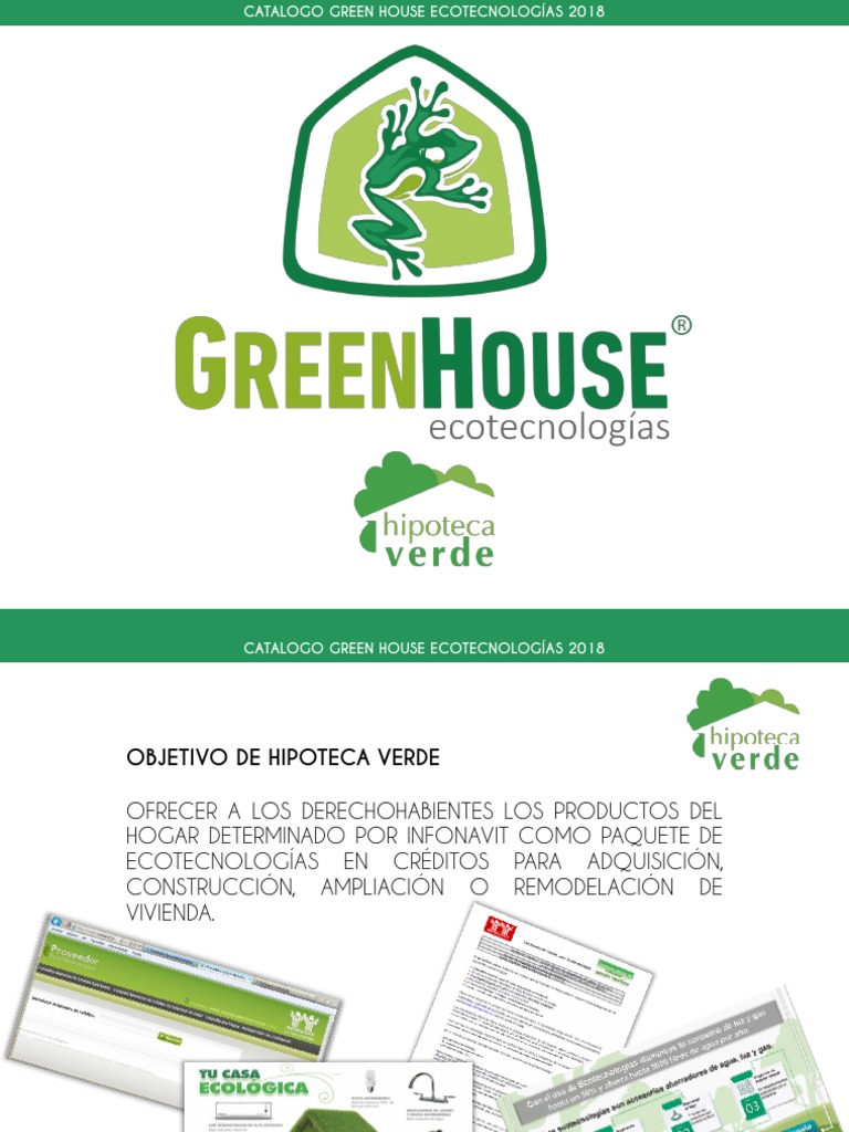 Catálogo Greenhouse PDF Ventana Tecnologías sostenibles