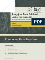 Pengajuan Dana Publikasi Jurnal Internasional - Beasiswa Unggulan Dosen Indonesia - Dalam Negeri